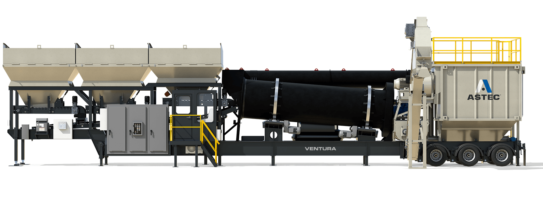 Astec Ventura Highly Portable Asphalt Plant Astec