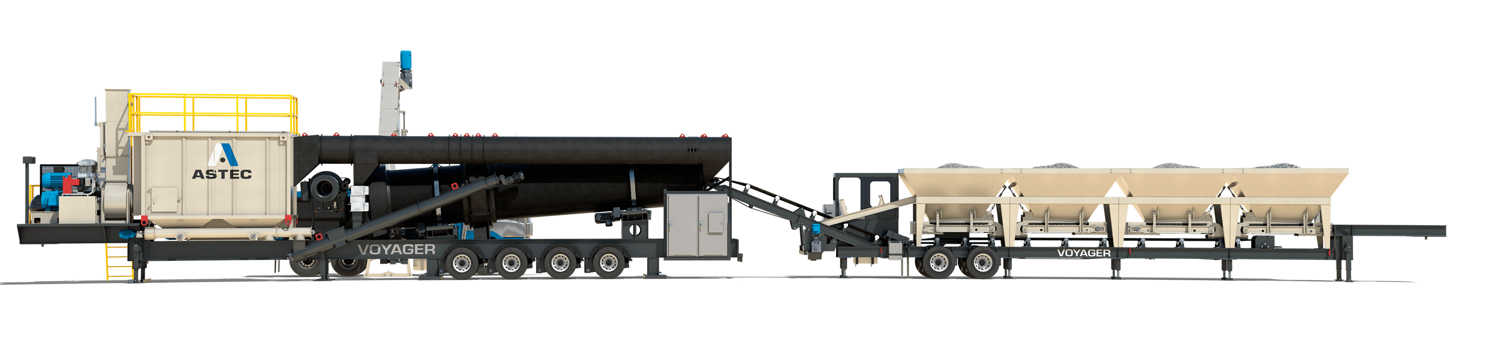 Astec Voyager Highly Portable Asphalt Plant Astec