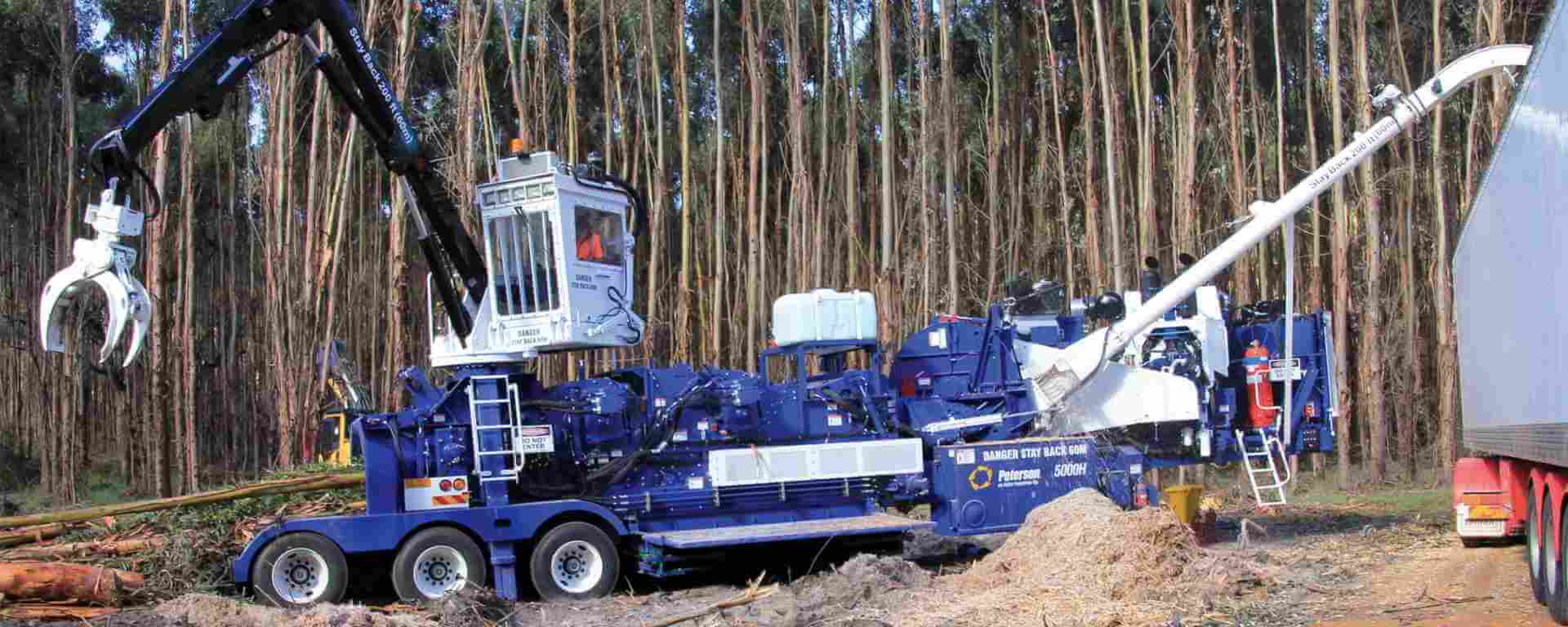 Peterson 5000H Whole Tree Chipper Astec