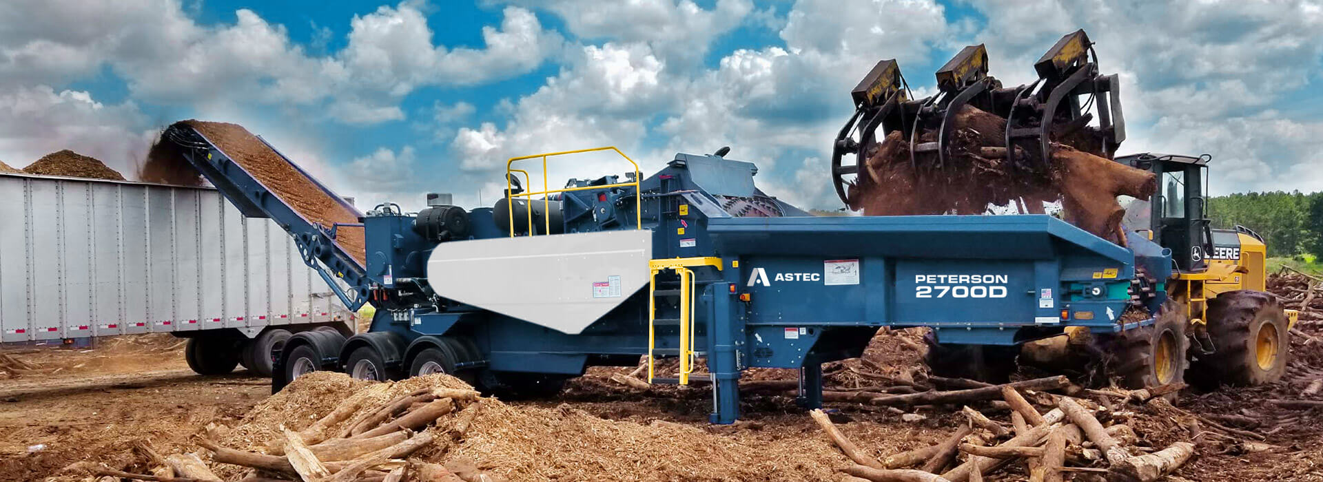 Peterson 1710D Horizontal Grinder Astec