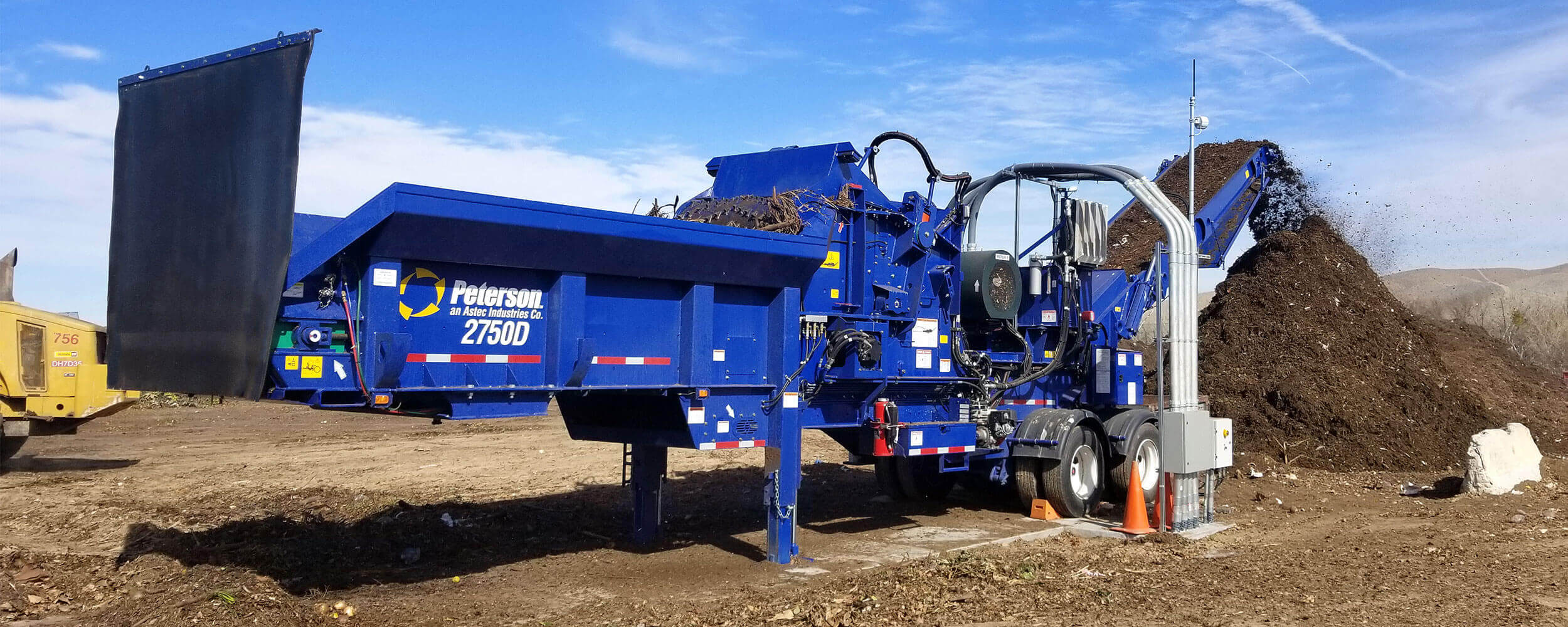 Peterson 2750D Electric Horizontal Grinder Astec