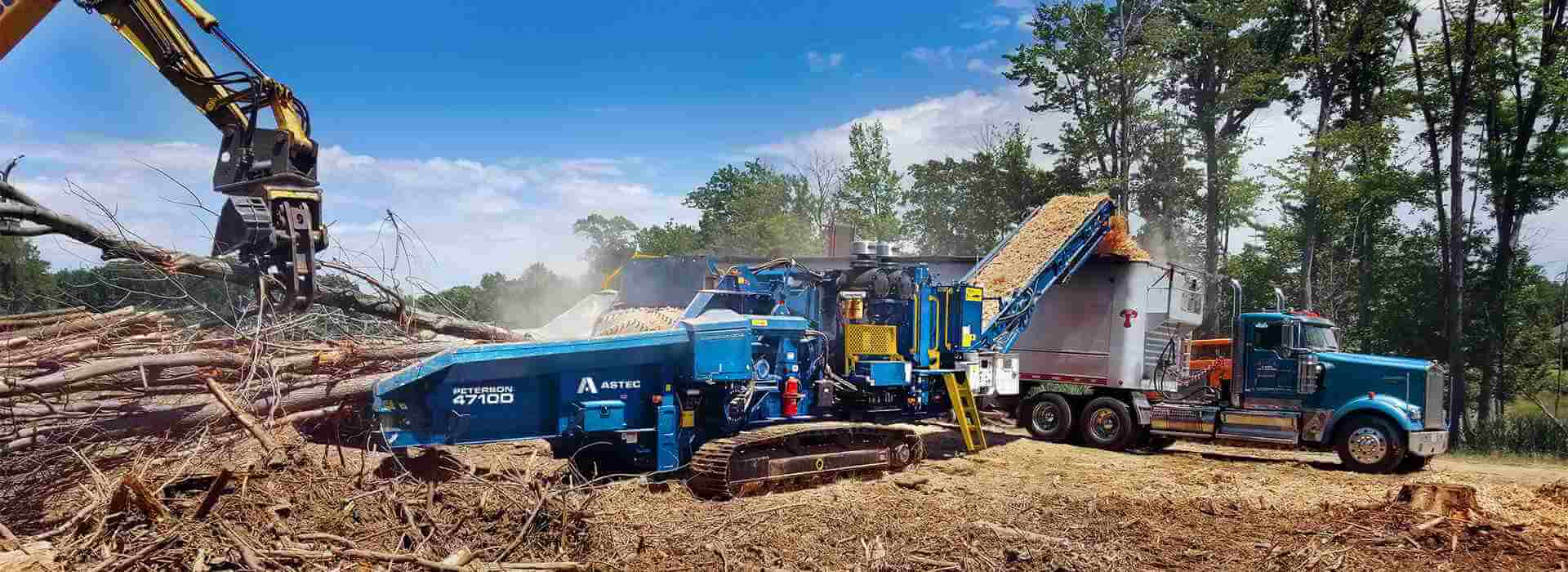 Peterson 5710D Horizontal Grinder - Astec